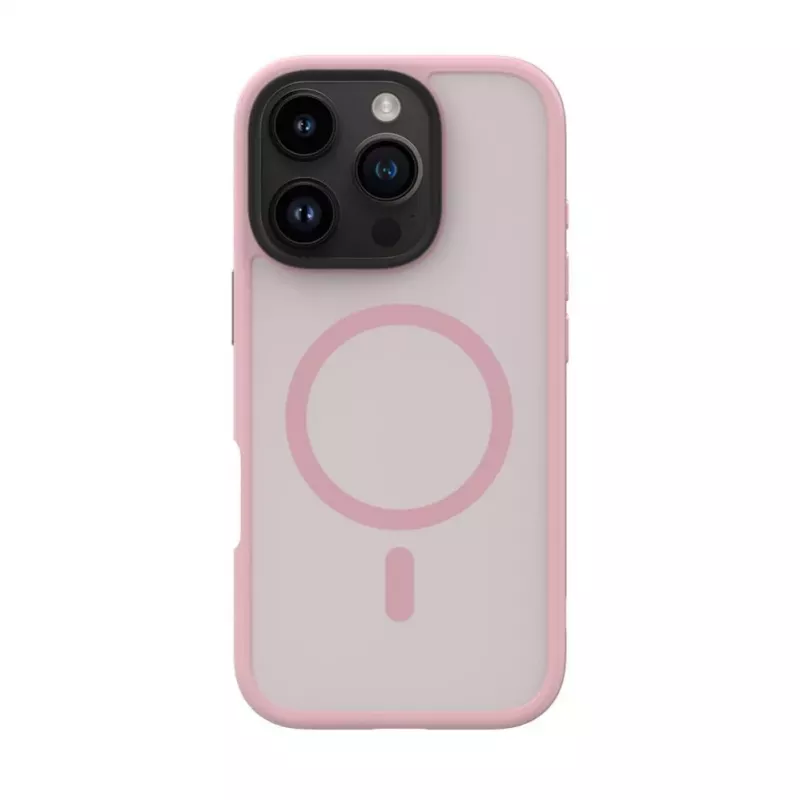 Evelatus Apple iPhone 16 Pro Max Hybrid Case MagSafe-yhteensopiva PC+TPU pinkki