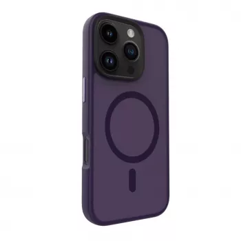 Evelatus Apple iPhone 16 Pro Max Hybrid Case MagSafe-yhteensopiva PC+TPU violetti