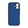 Evelatus Apple iPhone 16 Premium MagSafe jalustalla Soft Touch silikonikuori tummansininen
