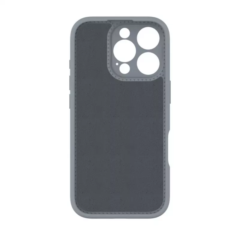 Evelatus Apple iPhone 16 Pro Premium MagSafe jalustalla Soft Touch silikonikuori hopea