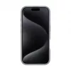 Evelatus Apple iPhone 16 Pro Premium MagSafe jalustalla Soft Touch silikonikuori hopea