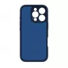 Evelatus Apple iPhone 16 Pro Max Premium MagSafe jalustalla Soft Touch silikonikuori tummansininen