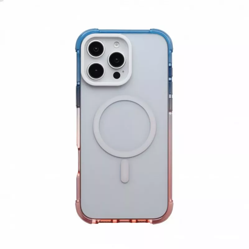 Evelatus Apple iPhone 16 Pro Max Defender Gradient Color MagSafe-kuori sininen pinkki