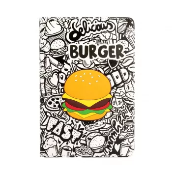 iLike Samsung Galaxy Tab A8 10.5 (2021) -tablettikotelo Design SM-X200/SM-X205 Burger