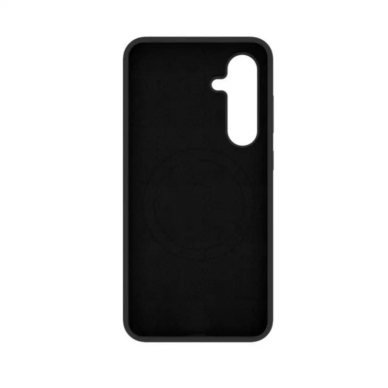 Evelatus Samsung Galaxy S24 FE Premium magneettinen Soft Touch -silikonikotelo musta