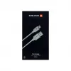 Evelatus USB-A - USB-C-kaapeli 2M alumiinikotelo punottu valkoinen
