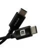 Evelatus E-Mag Power 60W USB-C - USB-C-magneettikaapeli 1,2m musta