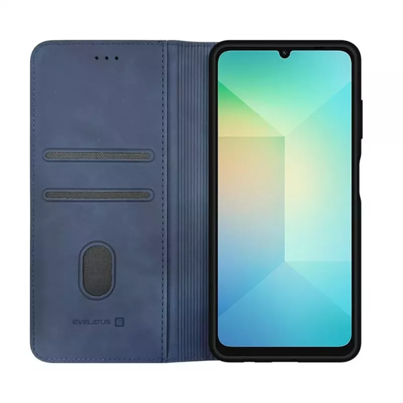 Evelatus Samsung Galaxy A06 Book Case tummansininen