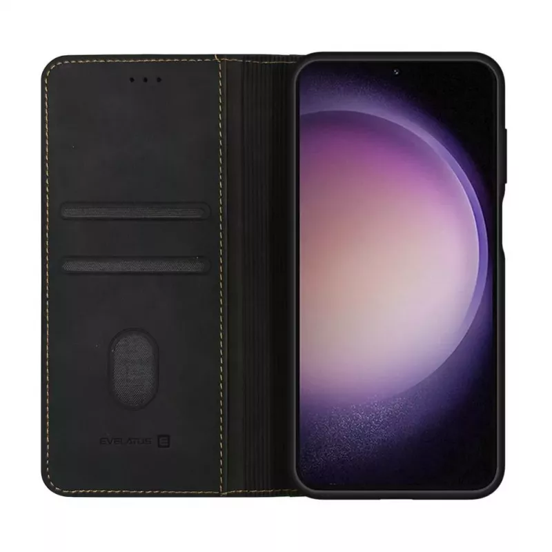 Evelatus Samsung Galaxy S24 Book Case musta
