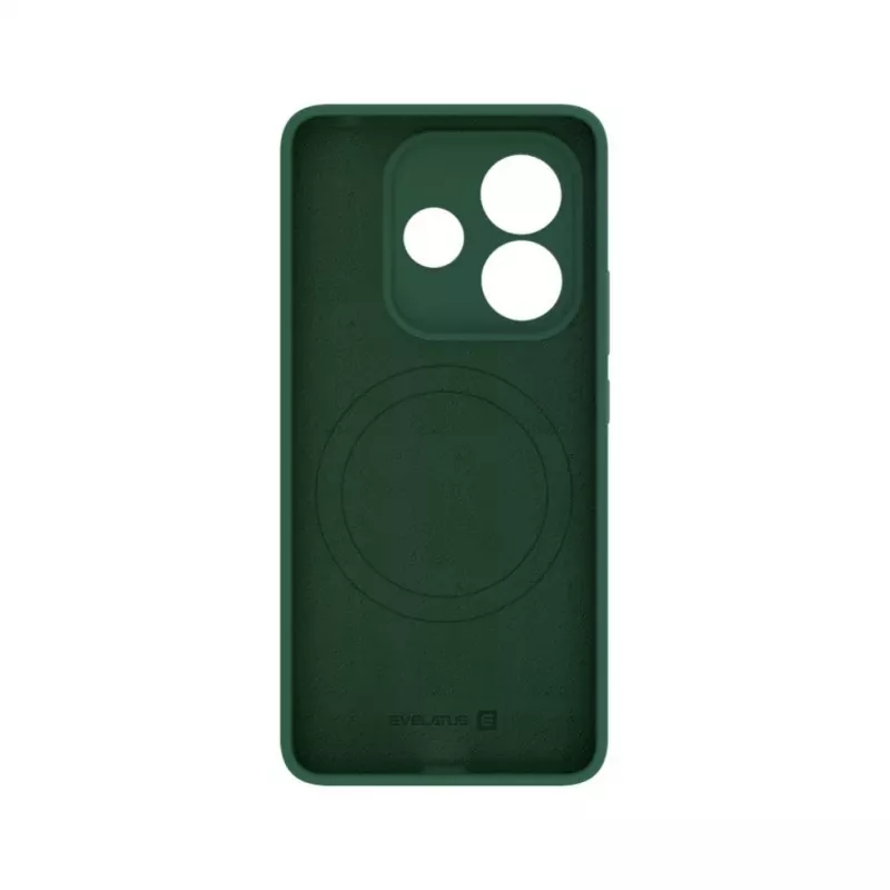 Evelatus Xiaomi Redmi Note 14 Premium Magnetic Soft Touch -silikonikuori vihreä