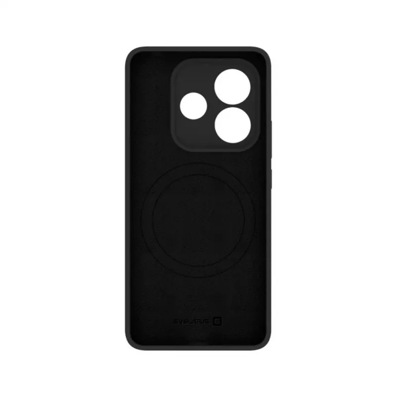 Evelatus Xiaomi Redmi Note 14 Premium Magnetic Soft Touch -silikonikuori musta