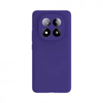 Evelatus Xiaomi Redmi Note 14 Pro 4G / Poco X7 Premium Magnetic Soft Touch -silikonikuori violetti