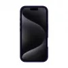 Evelatus Apple iPhone 16 Premium MagSafe -kuori jalustalla Soft Touch -silikoni violetti