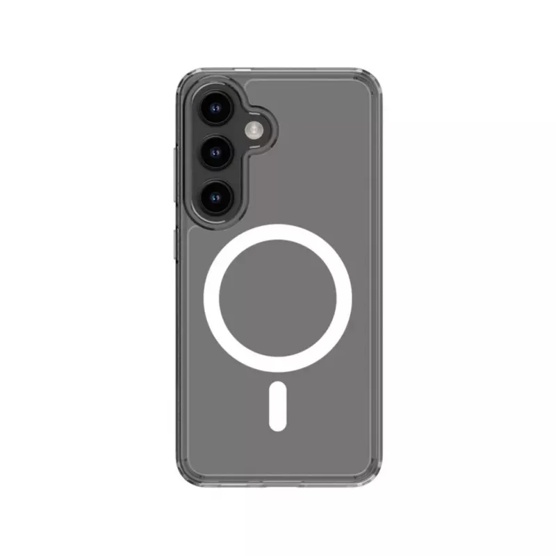 Evelatus Samsung Galaxy S24 Clear Case magneetilla, läpinäkyvä