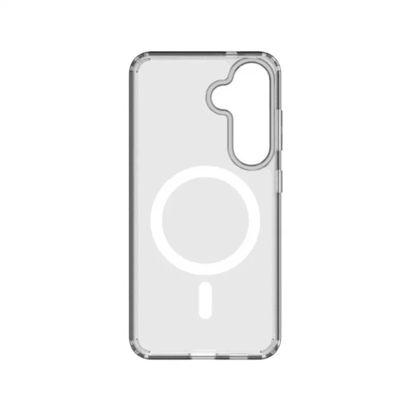 Evelatus Samsung Galaxy S24 Clear Case magneetilla, läpinäkyvä