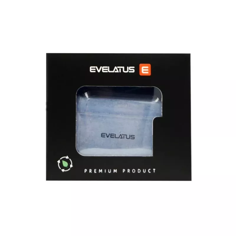 Evelatus Apple AirPods 4 TPU-suojakuori läpinäkyvä sininen