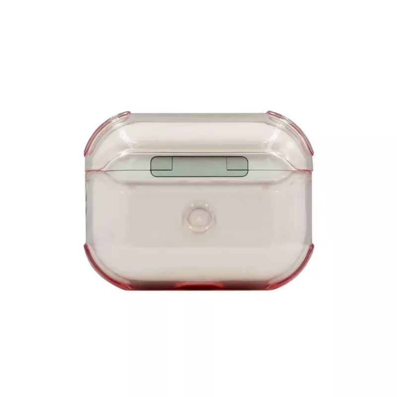 Evelatus Apple AirPods Pro TPU-suojakuori läpinäkyvä pinkki