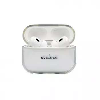 Evelatus Apple AirPods Pro TPU-suojakuori läpinäkyvä