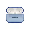 Evelatus Apple AirPods Pro TPU-suojakuori läpinäkyvä sininen