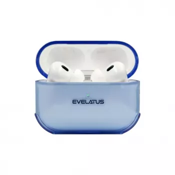 Evelatus Apple AirPods Pro TPU-suojakuori läpinäkyvä sininen