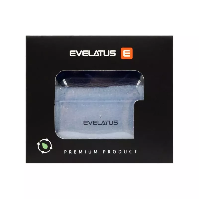 Evelatus Apple AirPods Pro TPU-suojakuori läpinäkyvä sininen