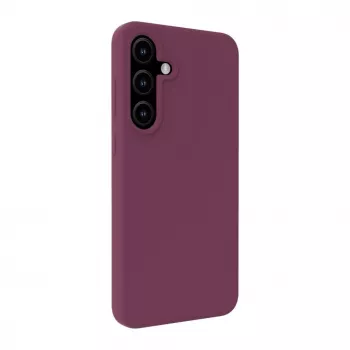 Evelatus Samsung Galaxy S25 Premium Magnetic Soft Touch -silikonikotelo viininpunainen