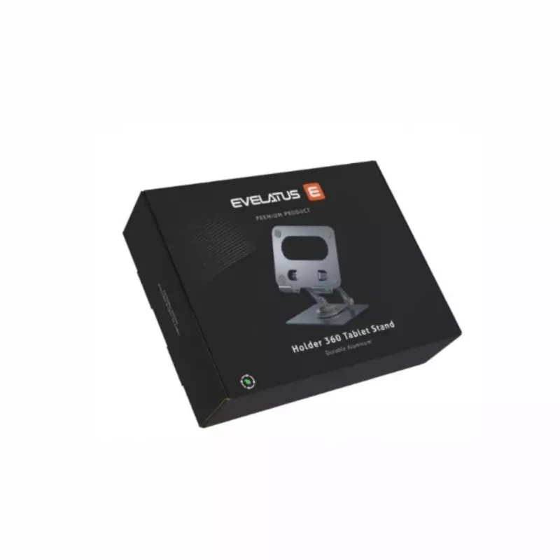 EVELATUS Universal D68 Holder 360 tablettiteline D68HTS alumiini hopea