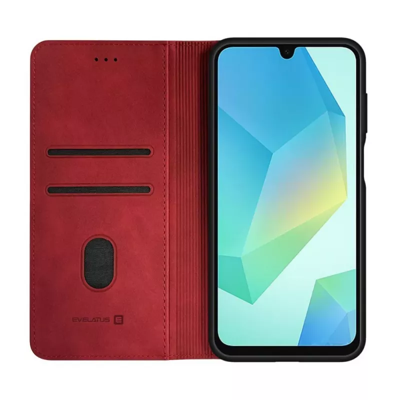 Evelatus Samsung Galaxy A56 Book Case punainen
