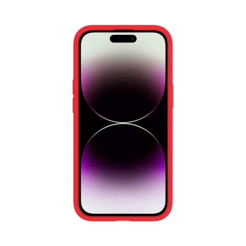 Evelatus Apple iPhone 16e / SE4 Premium Magsafe Soft Touch silikonikuori punainen