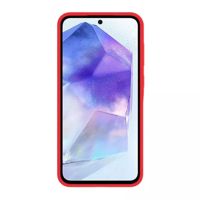 Evelatus Samsung Galaxy A56 Premium Magnetic Soft Touch silikonikuori punainen
