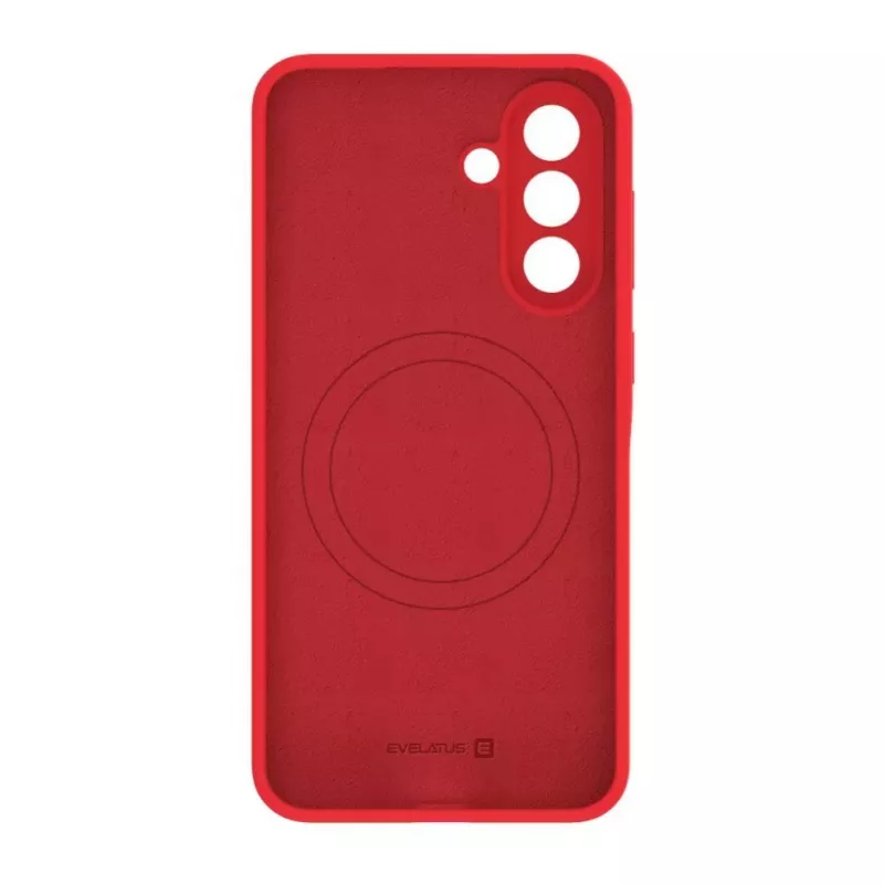 Evelatus Samsung Galaxy A56 Premium Magnetic Soft Touch silikonikuori punainen