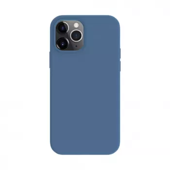 Evelatus Apple iPhone 12 / 12 Pro Premium MagSafe Soft Touch silikonikuori Navy Blue