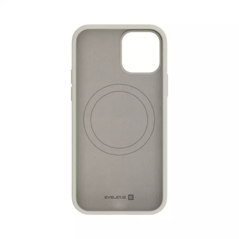 Evelatus Apple iPhone 12 / 12 Pro Premium Magsafe Soft Touch silikonikuori Pebble