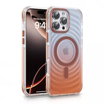 Evelatus Apple iPhone 16 Pro EchoWave Clear MagSafe pinkki takakansi