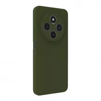 Evelatus Xiaomi Redmi 14C 4G/ 14C 5G / Redmi A4 / POCO C75 Premium Soft Touch Silicone Case tumma oliivi