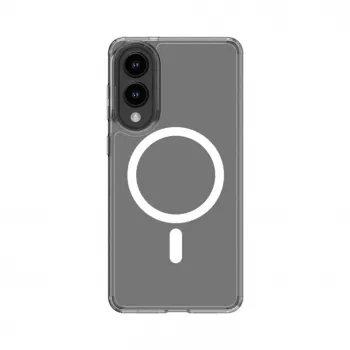 Evelatus Samsung Galaxy S25 Edge Clear Case magneettisella läpinäkyvä