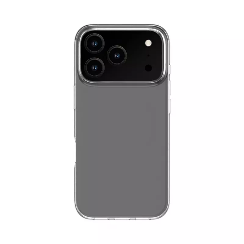 Evelatus Apple iPhone 17 Pro Clear silikonikuori 1,5 mm TPU läpinäkyvä