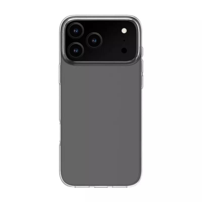 Evelatus Apple iPhone 17 Pro Max Clear silikonikuori 1,5 mm TPU läpinäkyvä