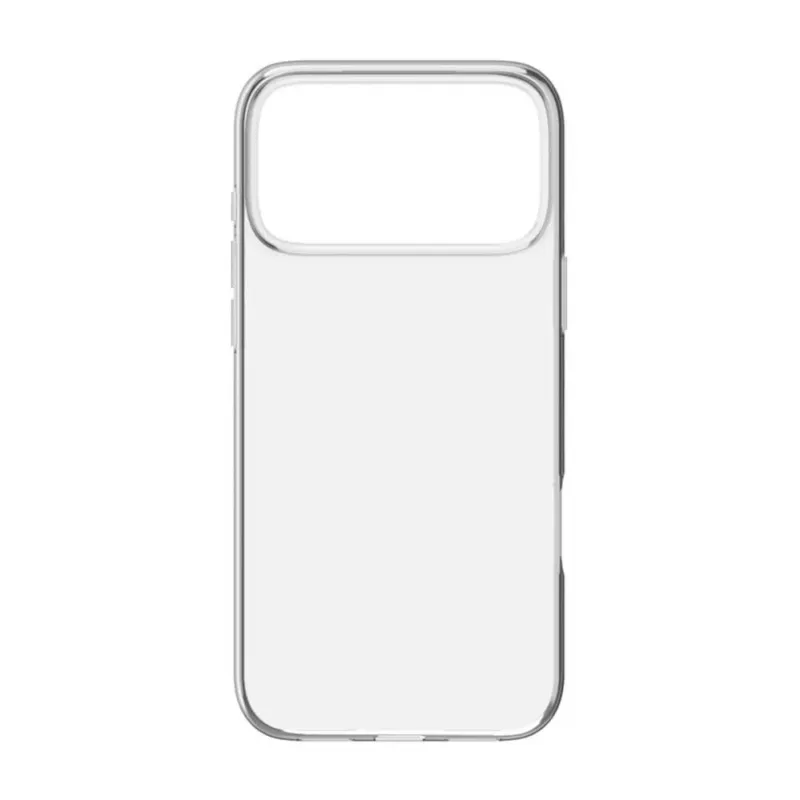 Evelatus Apple iPhone 17 Pro Max Clear silikonikuori 1,5 mm TPU läpinäkyvä