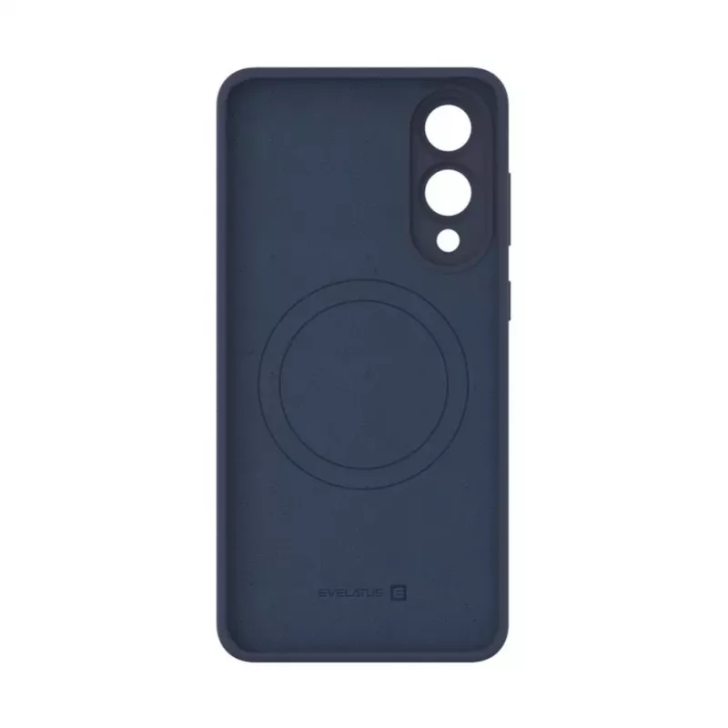 Evelatus Samsung Galaxy S25 Edge Premium Magnetic Soft Touch silikonikuori Midnight Blue