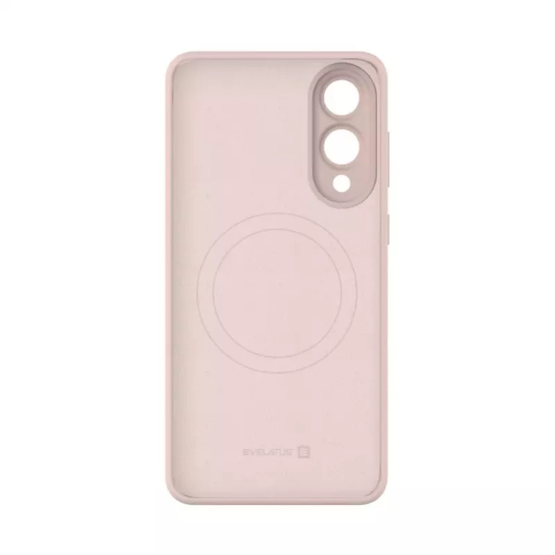 Evelatus Samsung Galaxy S25 Edge Premium Magnetic Soft Touch silikonikuori Pink Sand