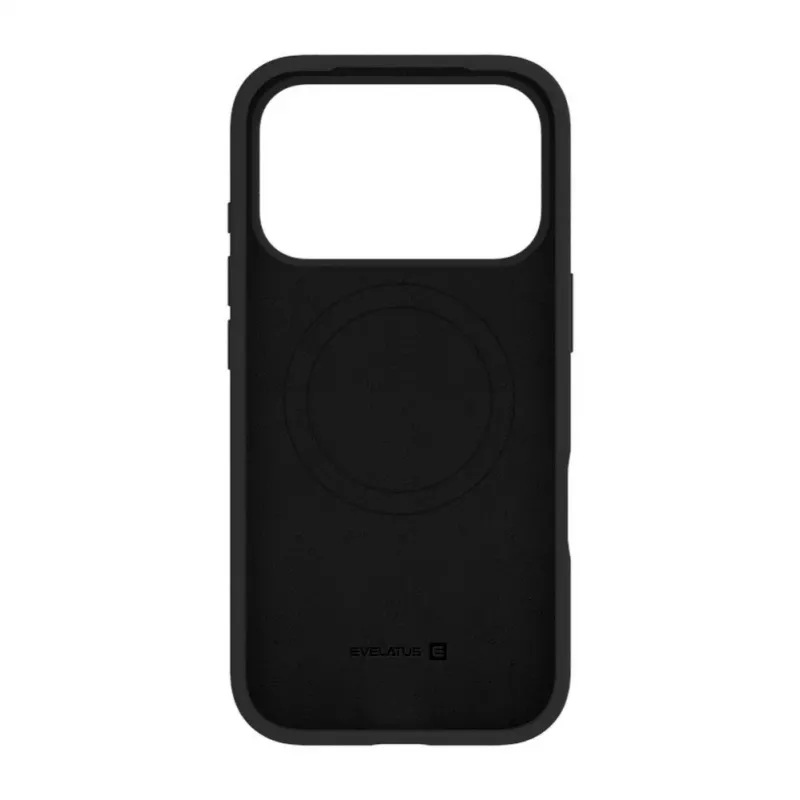 Evelatus Apple iPhone 17 Pro Premium MagSafe Soft Touch silikonikuori musta