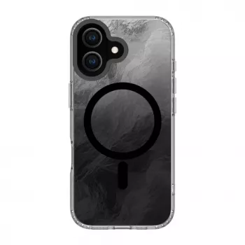 Evelatus Apple iPhone 17 IMD Glacier Case MagSafe-yhteensopiva musta