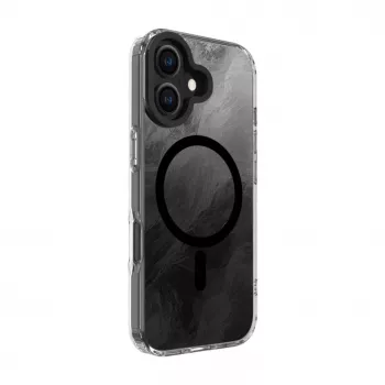 Evelatus Apple iPhone 17 IMD Glacier Case MagSafe-yhteensopiva musta