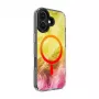Evelatus Apple iPhone 17 IMD Glacier Case MagSafe-yhteensopiva pink gold