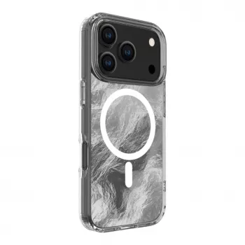 Evelatus Apple iPhone 17 Pro IMD Glacier Case MagSafe-yhteensopiva harmaa