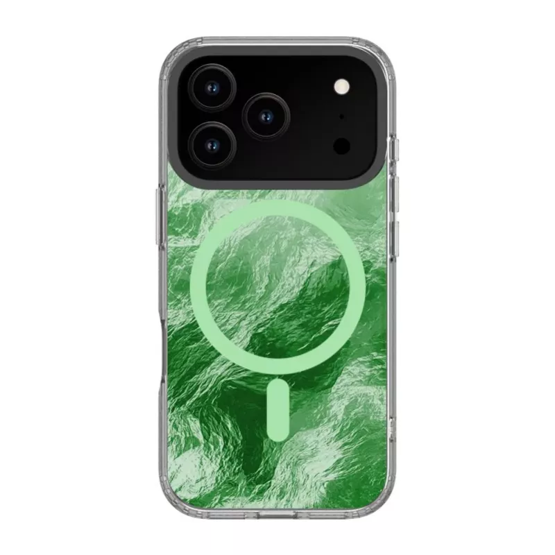 Evelatus Apple iPhone 17 Pro IMD Glacier Case MagSafe-yhteensopiva vihreä