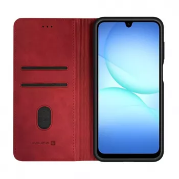 Evelatus Samsung Galaxy A17 kirjakotelo, punainen