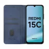 Evelatus Xiaomi Redmi 15C 4G/5G kirjakotelo Folio tummansininen