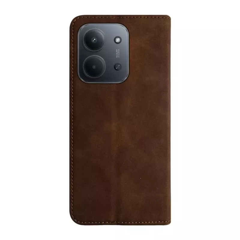 Evelatus Xiaomi Redmi 15C 4G/5G kirjakotelo Folio ruskea